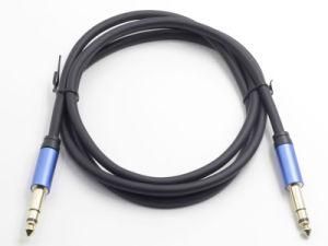 Premium Blue 6.35mm Plug Trs Male to Male Guitar Cable