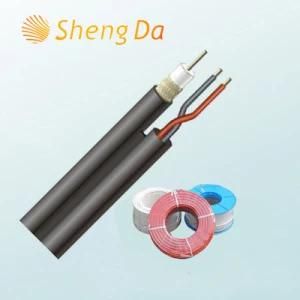 75 Ohm Digital RG6 Communication Coaxial CCTV Combo Cable