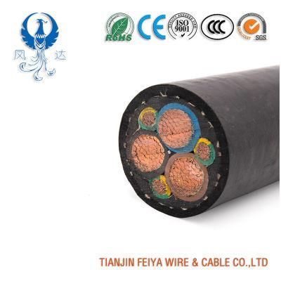 Copper Coal-Mining Mobile Metal Screened Rubber Sheathed Soft Cable