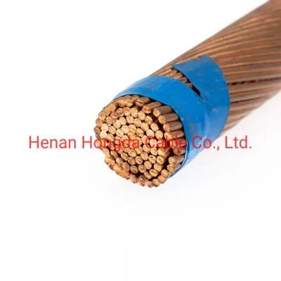 Electric Naked Conductor Copper AWG Size 2 Copper Wire 120mm 7/2.59mm