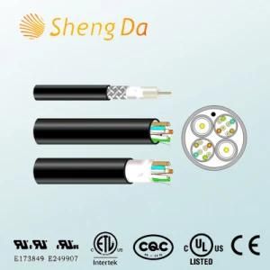 Special Communication Coaxial RG6 Combined Cat5/Cat5e/CAT6/Cat6e Cable