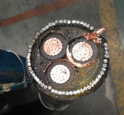 33kv Uganda Three Core 240mm2 Cable