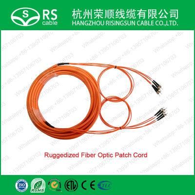 Ruggedized Fiber Optic Patch Cord with Tlc Certificate