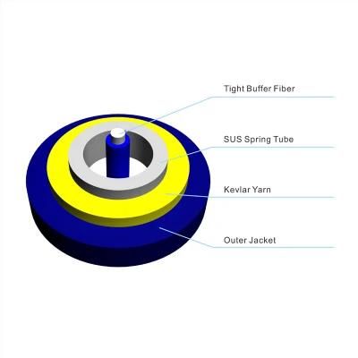 Universal Indoor/Outdoor Armored Tight Buffer Drop Cable