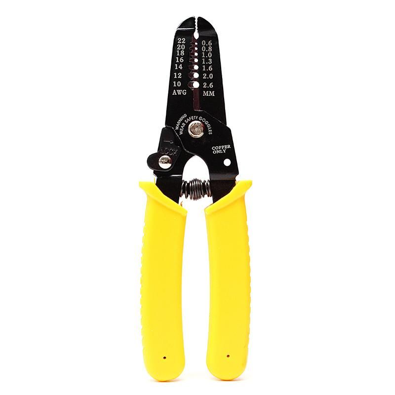 Multi Functional Wire Stripper Ratchet Crimping Tool for Conductor End-Sleeves