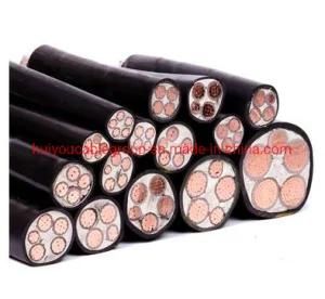 4+1 Cu Cores Low Voltage PVC Insulated Underground Electrical Power Cable for Power Transmission Cable