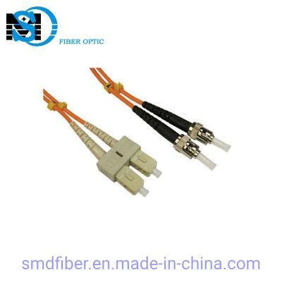 2.0mm Duplex Multimode Sc/Upc-St/Upc Fiber Optic Cable