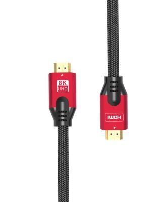 Factory price Ultra HD High Speed 8K@60Hz 48Gbps HDMI 2.1 Male to Male cable 1M 1.5M 2M 3M