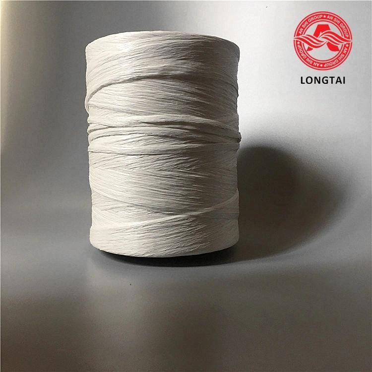 60000d Raw White Polypropylen Twisted /Untwisted Filler Yarn (RoHS)