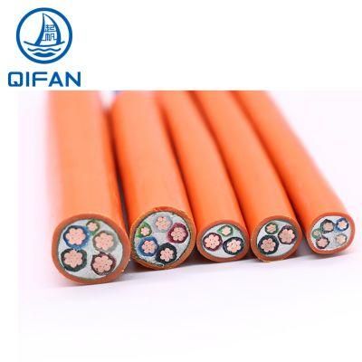 2c+E 1.5mm2 Bc Cl2/PVC/PVC V90 450/750V O/C Orange Circular Cable