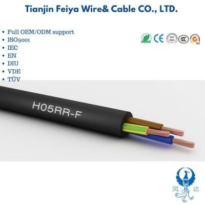 Soft Rubber Insulated Flexible Cable H05rr-F H07rn-F H05rn-F Cable Aluminium Cable Control Coaxial Waterproof Rubber Mining Cable