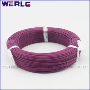 Electric Wire UL1330 FEP Teflon High Temperature Tinned Copper Insulated Wire200c Purple