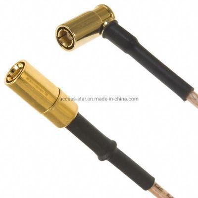 SMB Female to SMB 90 Degree (right angle) Female Cable