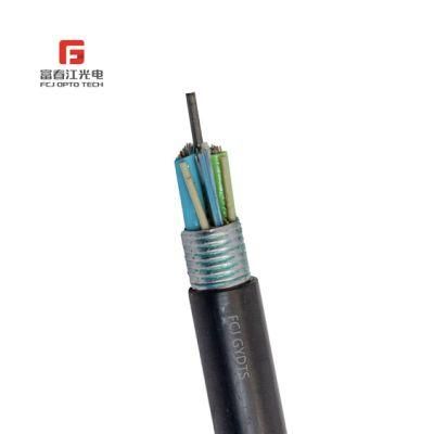 Overhead&Pineline Layiny Fiber Ribbon Optic Cable Gydts Single Mode Armored