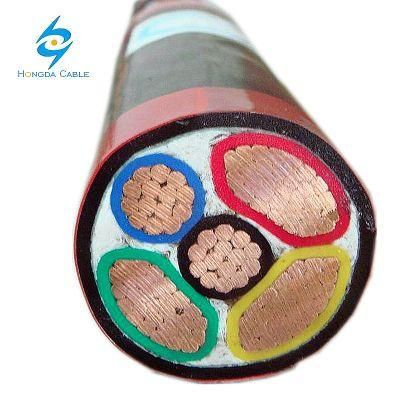 AC Cable 0.6/1kv 3X50+2X25 Yjv XLPE PVC Low Voltage Electric Cable Wire