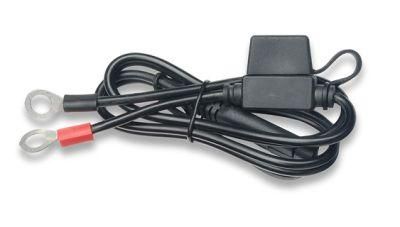 Terminal Harness with Black Fused 2-Pin Quick Disconnect Plug