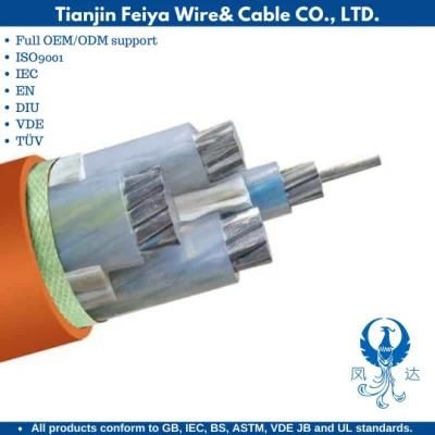 Low Smoke &amp; Halogen-Free Flame-Retardant Power Cable with Al Conductor, XLPE Insulation and PE Sheathed Power Cables