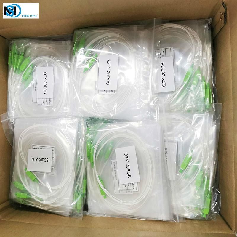 LSZH Fiber Optic Sc/APC Pigtail with White Color