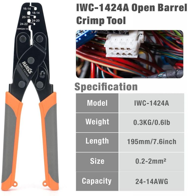 Olearn Self Adjust Automatic Electrical Cable Wire Stripper Cutter Plier