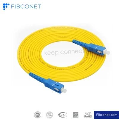 FTTH Duplex 2.0mm LSZH/PVC Fiber Optical Patch Cords with LC Connectors