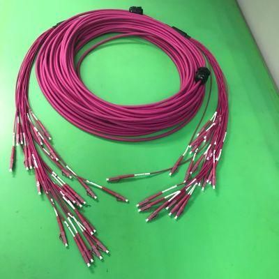 Fiber Optic Assembly LC-LC Om4 24 Cores Fiber Optic Fanout Cable