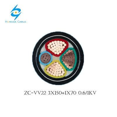 0.6/1kv 3X150+1X70mm2 Copper PVC Sta Power Cable