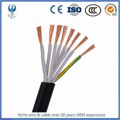 Tfr-Cvvs 0.6/1kv PVC Insulated Copper Conductor Kvv Cvv Control Cable 2.5mm 4mm