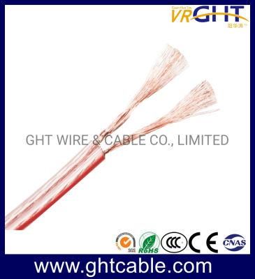 Transparent Flexible Speaker Cable (2X30 CCA Conductor) High Quality