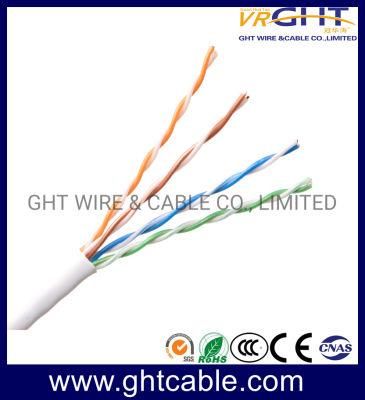 4X0.45mmcca Grey PVC Indoor UTP Cat5e Cable LAN Cable