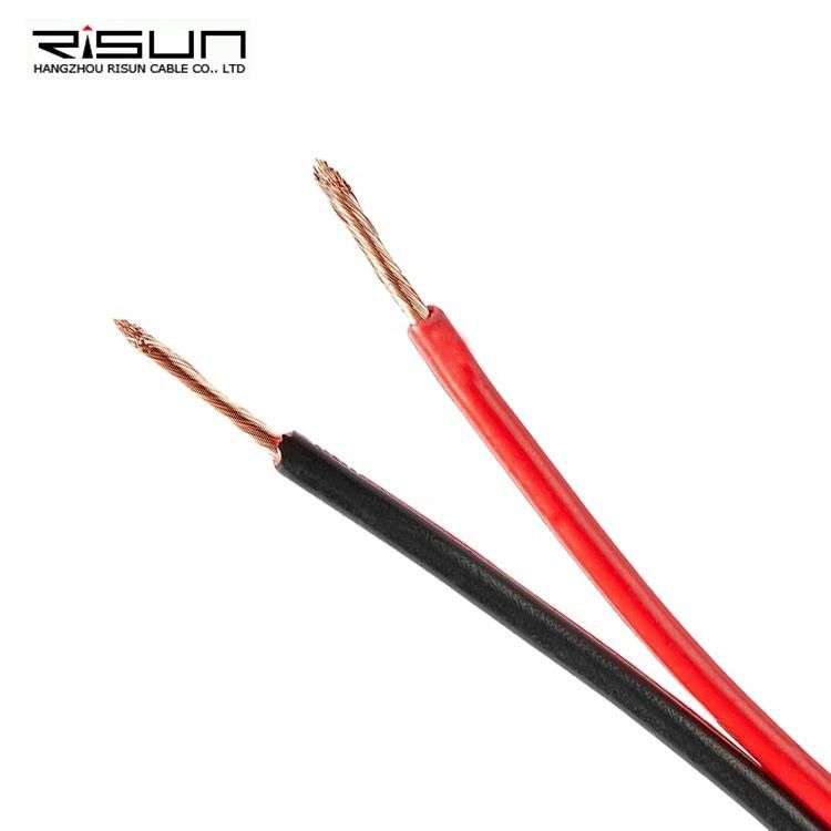 High Quality Black &Red 0.5sqmm 0.75sq mm1sqmm 1.5sq mm PVC Insuluation Audio Cables