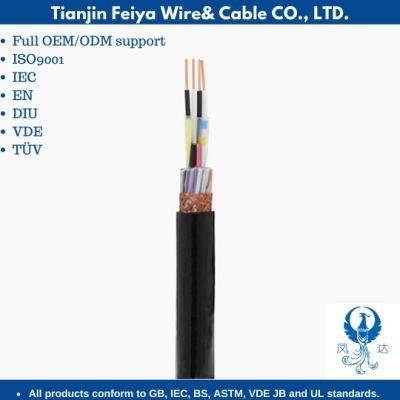 Liycy Djyvp Copper Core PVC Insulated PVC Sheathed Woven Cu Wire General Shield Computer Cable