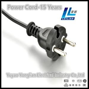 European Style Electrical Power Cord Plug with VDE