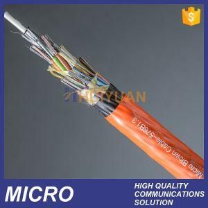 Air Blown Fiber Optic Cable for Blowing Installation, Micro Blown Cable 2, 4, 6, 8, 12, 24, 36, 48, 72, 96, 144 Cores Sm G652/G657A