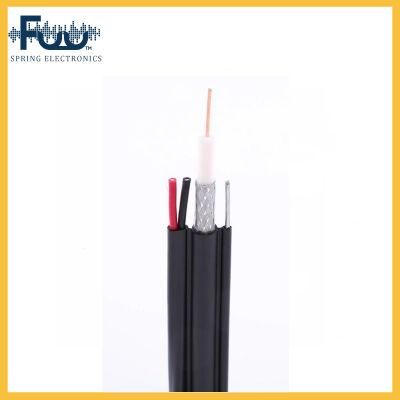 Coaxial Cable RG6 with Power Cable and Messenger