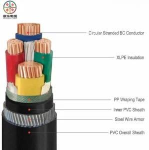 Factory Price XLPE Cable, Steel Wire Armoured Cable 4*150mm2