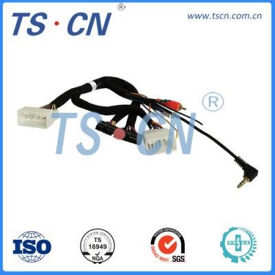 T-Harness Hyundai-2RCA+3.5mm Car Audio Harness Customized Automotive Cable