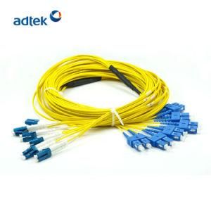 LC/Upc-Sc/Upc Duplex 12 Fibers Singlemode PVC/LSZH Per-Terminated Patch Cord