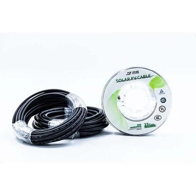 Black 4mm2 Solar PV Cable with 56PCS Copper Conductor