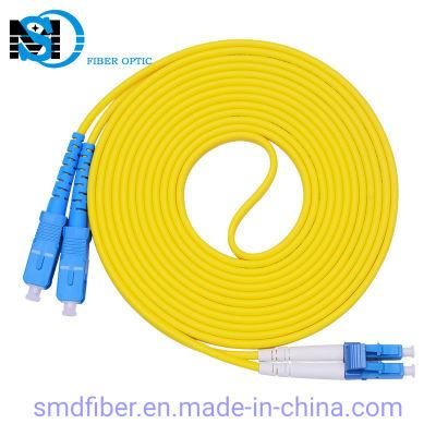 G652A LSZH LC/Upc-Sc/Upc Cable Single-Mode Duplex Fiber Optic Patch Cord