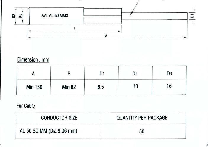 Durable Electronic Aluminium Al Current-Carrying Conductor