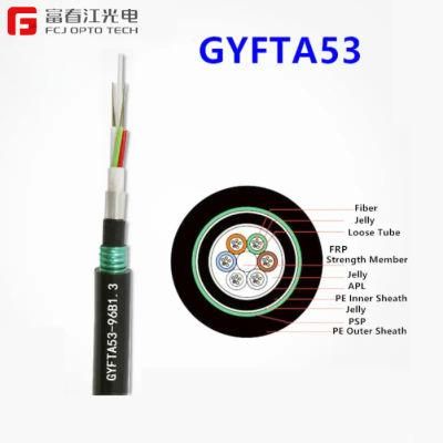 Outdoor Direct Buried Double Jacket Armored Cable Gyfta53 24b1.3