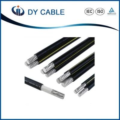 High Quality Duplex/Quadruplex/Triplex Aerial Overhead Bundled Cable