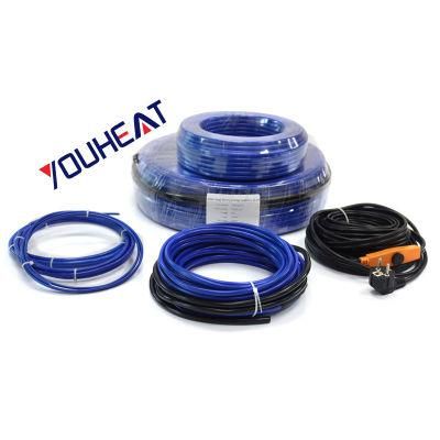 Blue PVC Protective Sheath Double Conductor Heating Cable