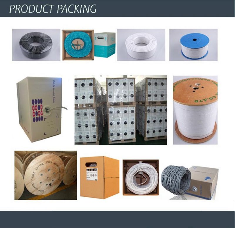 305m/1000FT Cable Network CAT6 Cable 23AWG CAT6 Network Cable