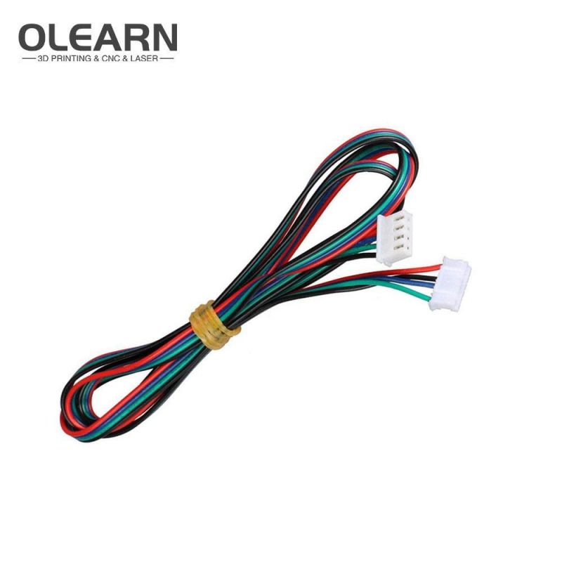 Olearn 2m Motor Connector Cables Xh2.54 4pin to Xh2.0 6pin White Terminal Paralled Motor Wires for 3D Printer Stepper Motor Extension Cable