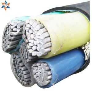 Electrical 0.6/1kv Unarmouered PVC XLPE PVC Sheath Yjv Power Cable