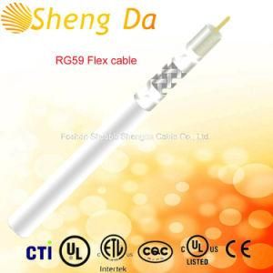 75ohm Rg59 Flex Cable for HDTV and CATV