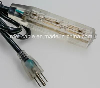 UL Approved Triple Outlet Indoor Power Extension Cord Sjt14AWG Stjw16AWG