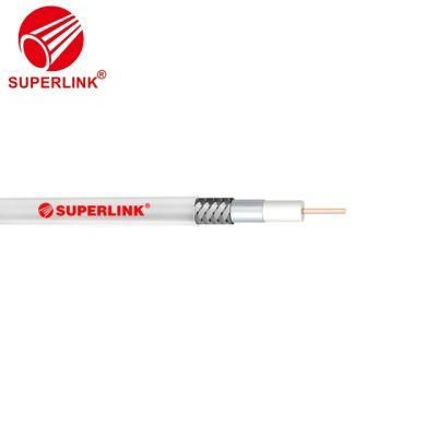 RG6 Coaxial Cable UV Resistant PVC Television Cable RF Coax Cable