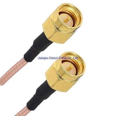 SMA Male to SMA Female Low Loss Coaxial Jumper Cable Rg316 for Security System Antenna Extender